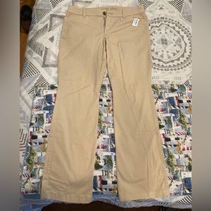 Old Navy Boot Cut Khaki Pants Size 12